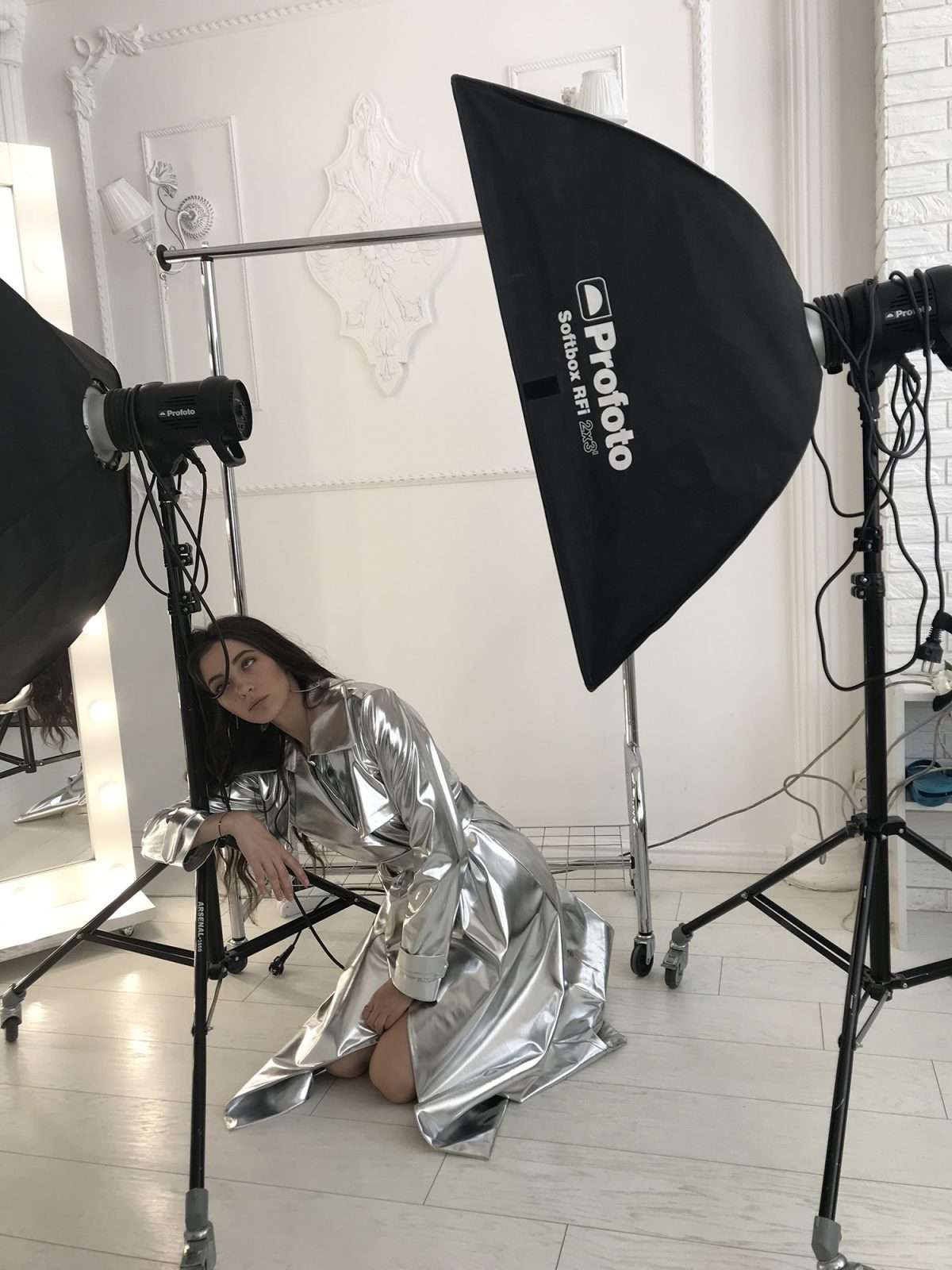 Star Silver Elegance Trench Coat