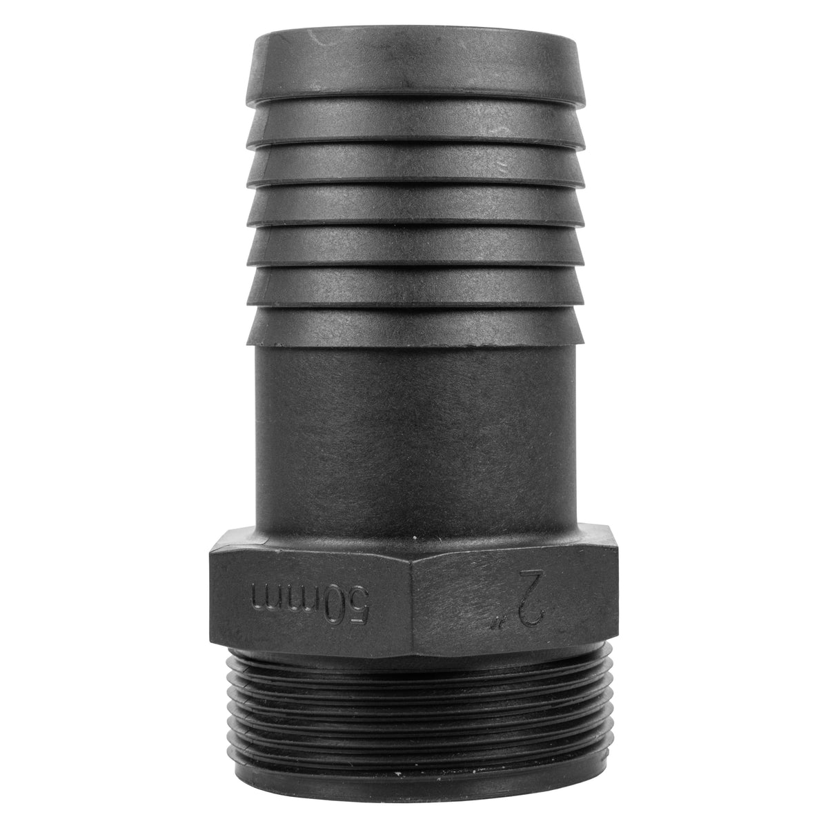 Pond Straight Connector 2in BSPM - 50mm Hose Connector Set Garden Irrigation Kit