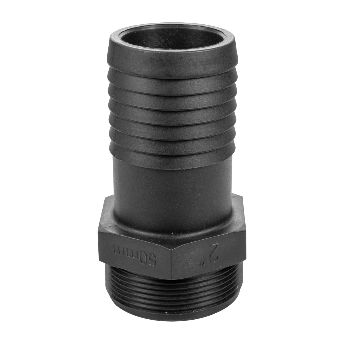 Pond Straight Connector 2in BSPM - 50mm Hose Connector Set Garden Irrigation Kit