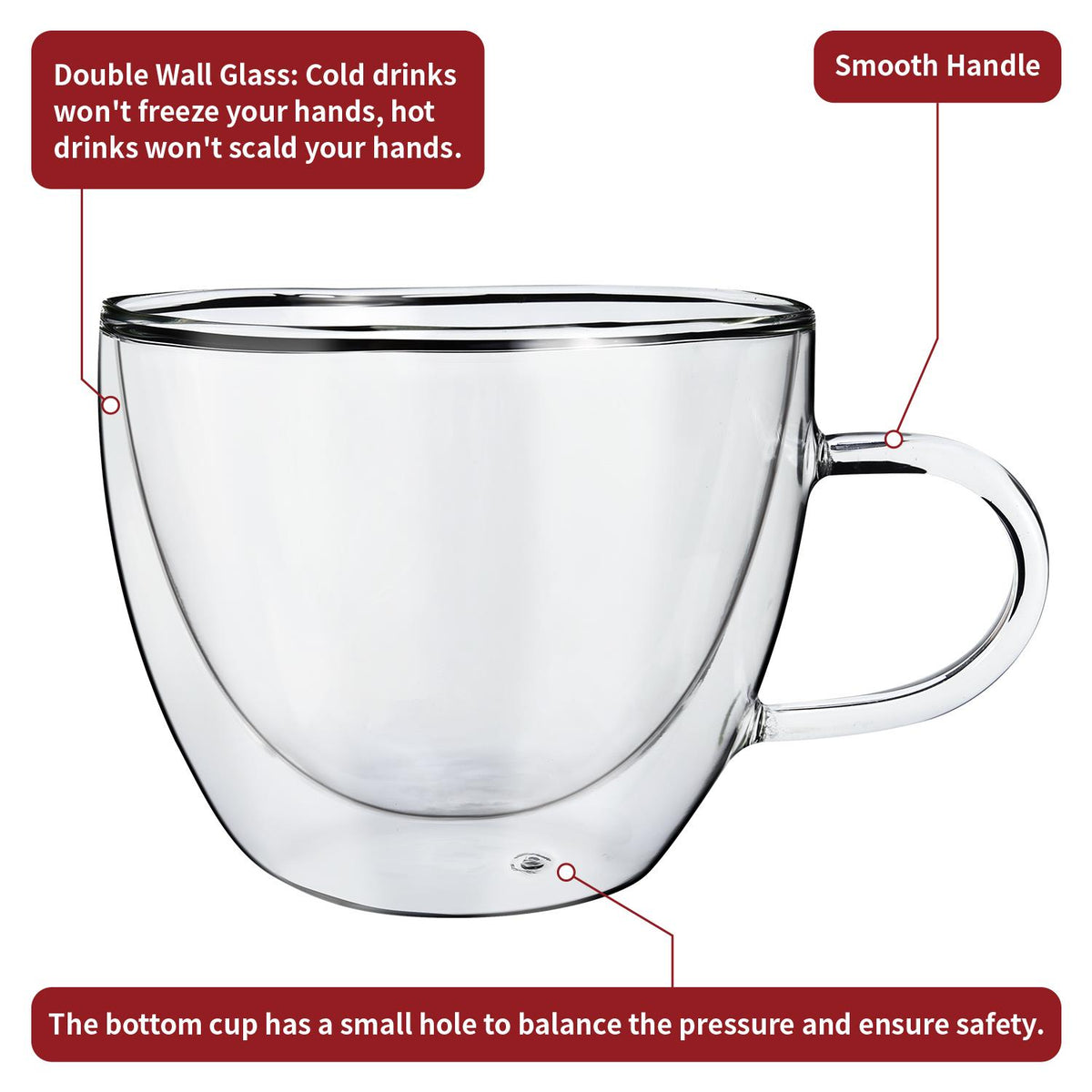 Double Wall Glasses Vaso