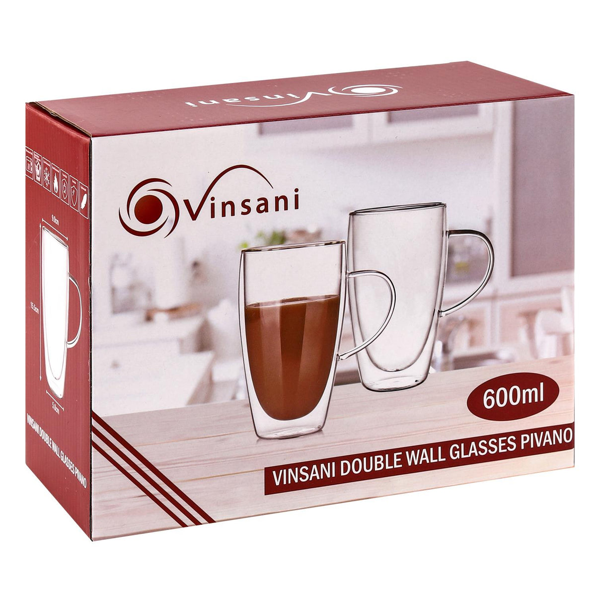 Double Wall Glasses Pivano