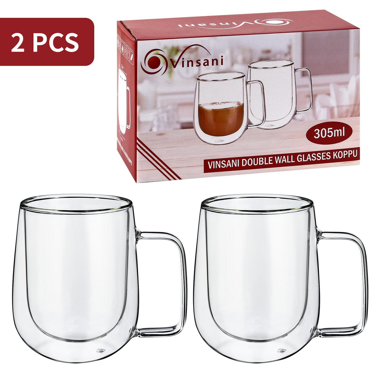 Double Wall Glasses Koppu