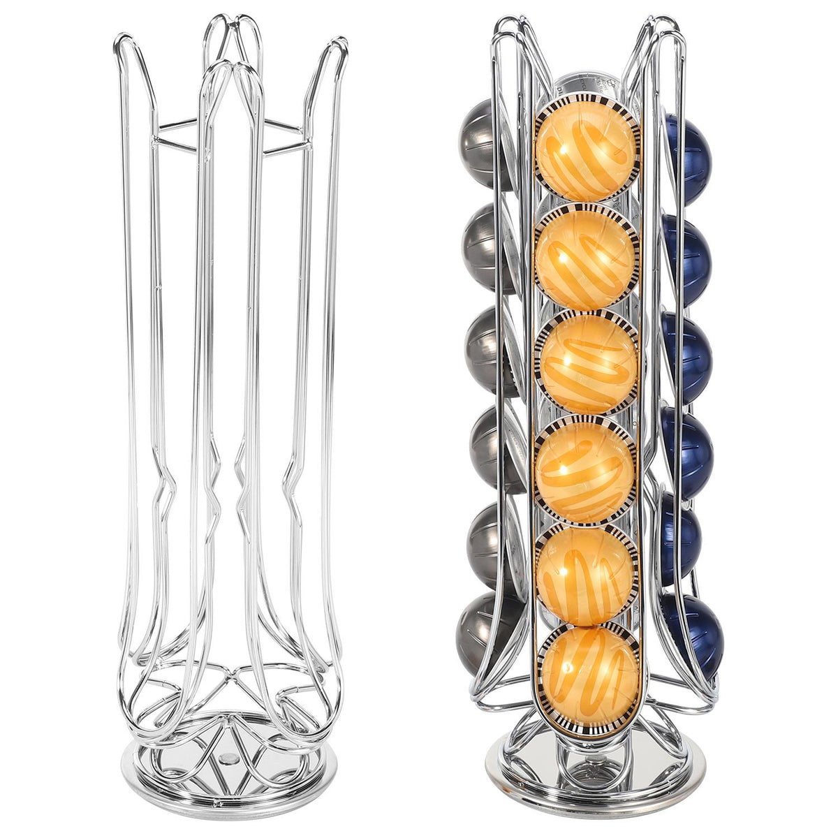 Chrome 24 Coffee Pod Stand