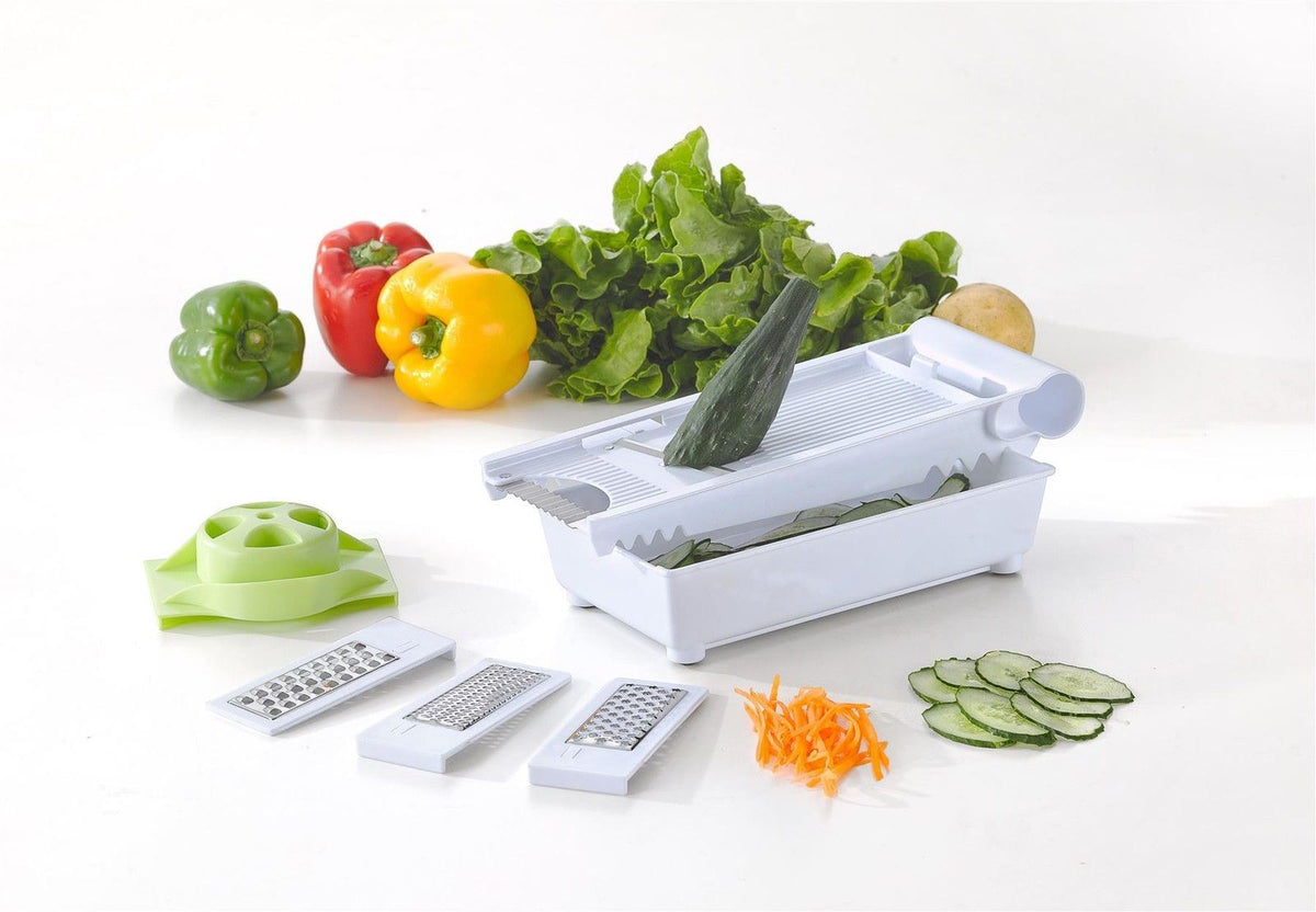Grn/wht 6 In 1 Grater