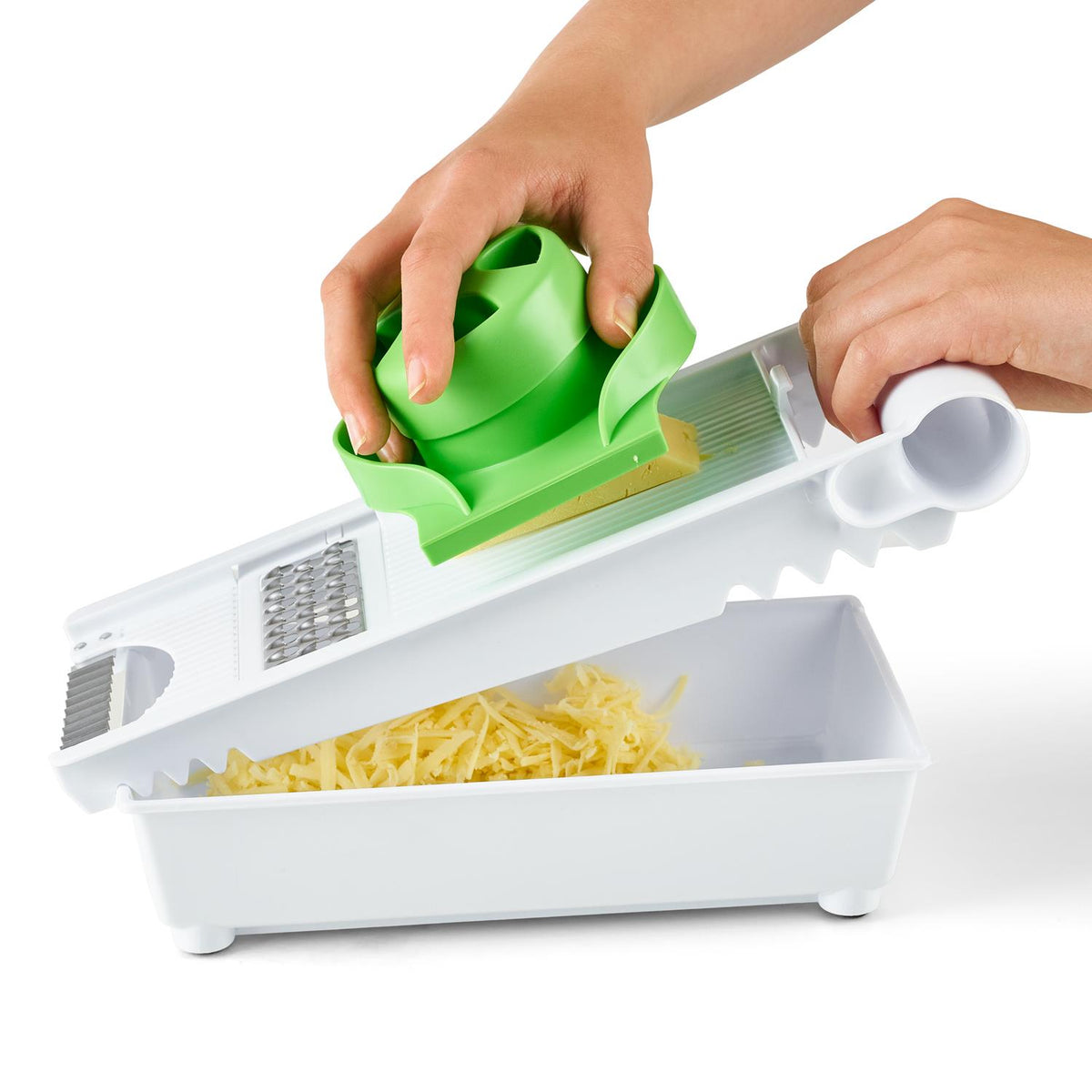 Grn/wht 6 In 1 Grater