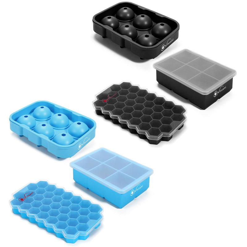 3 Pack Silicone Ice Trays