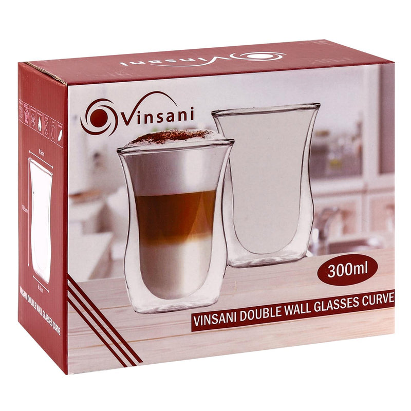 Double Wall Glasses Curve