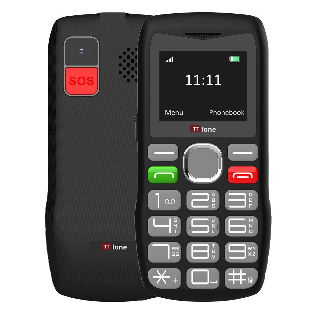 Used - TTfone TT890 4G Mobile Phone with Vodafone Pay As You Go SIM card and USB Type C Cable-2