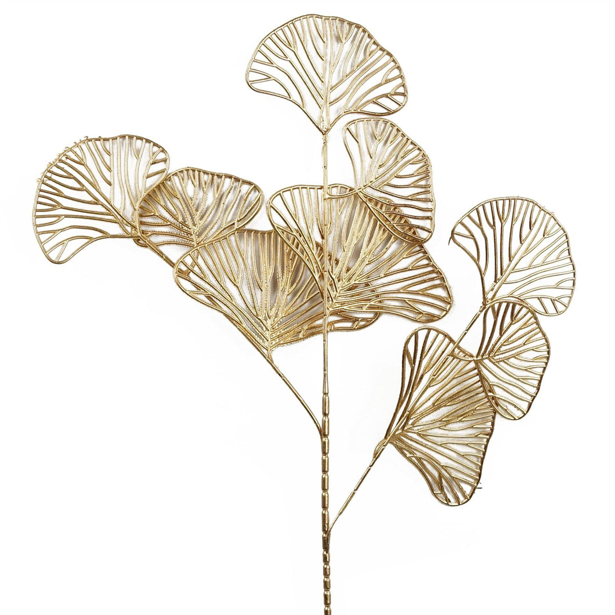 65cm Golden Leaves Flower Arrangement Decoration image 0