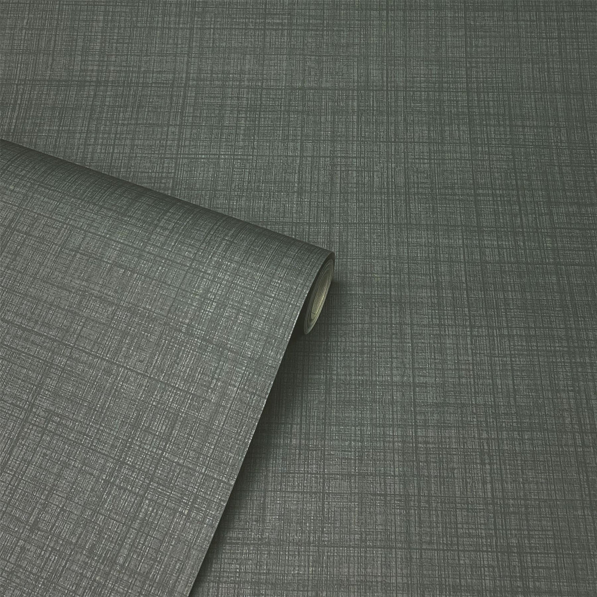 Weave Texture Dark Grey Wallpaper image 5