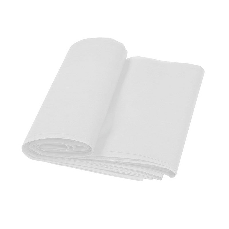 Disposable Table Cover White, Waterproof Plastic Rectangle Tablecloth image 3