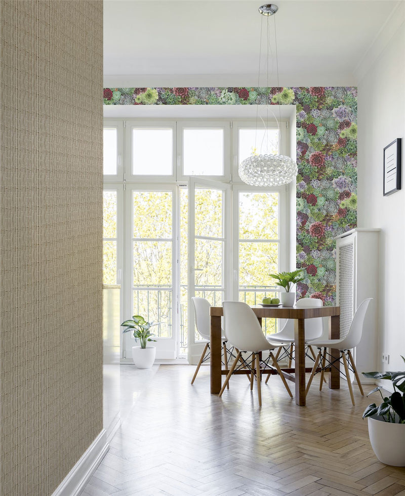 Succulent Living Wall Multi Wallpaper image 0