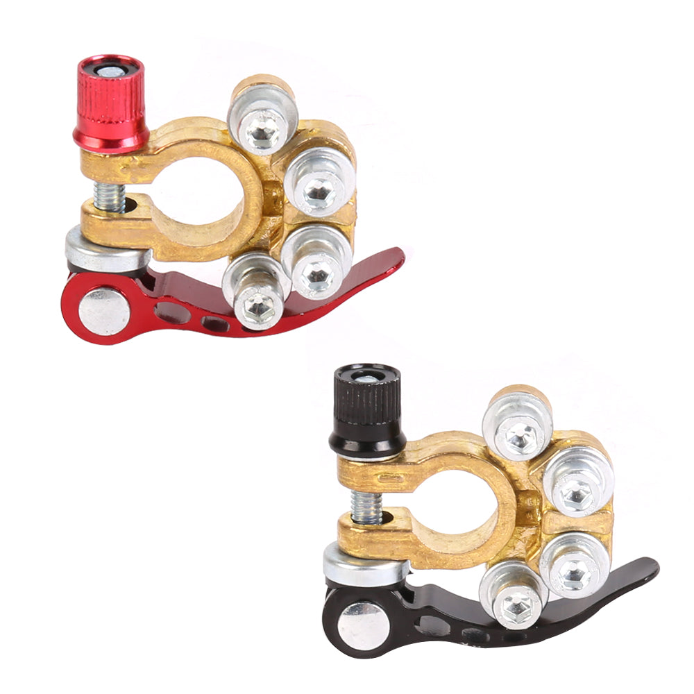 Battery Terminal Clamps 2 Pack 12V, Quick Release Connectors for Car and Caravan image 8