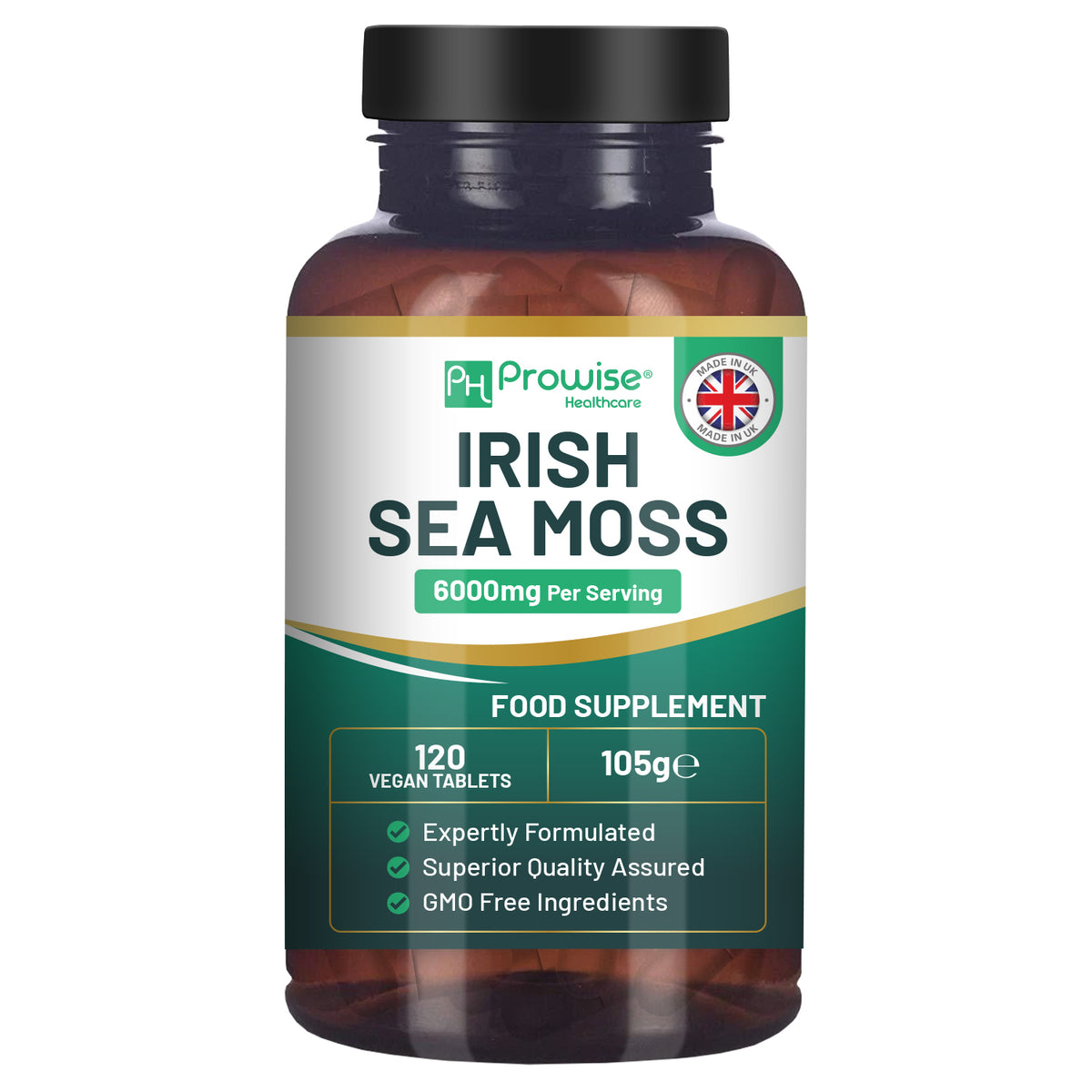 Irish Sea Moss Tablets High Strength 6000mg - Irish Sea Moss image 0