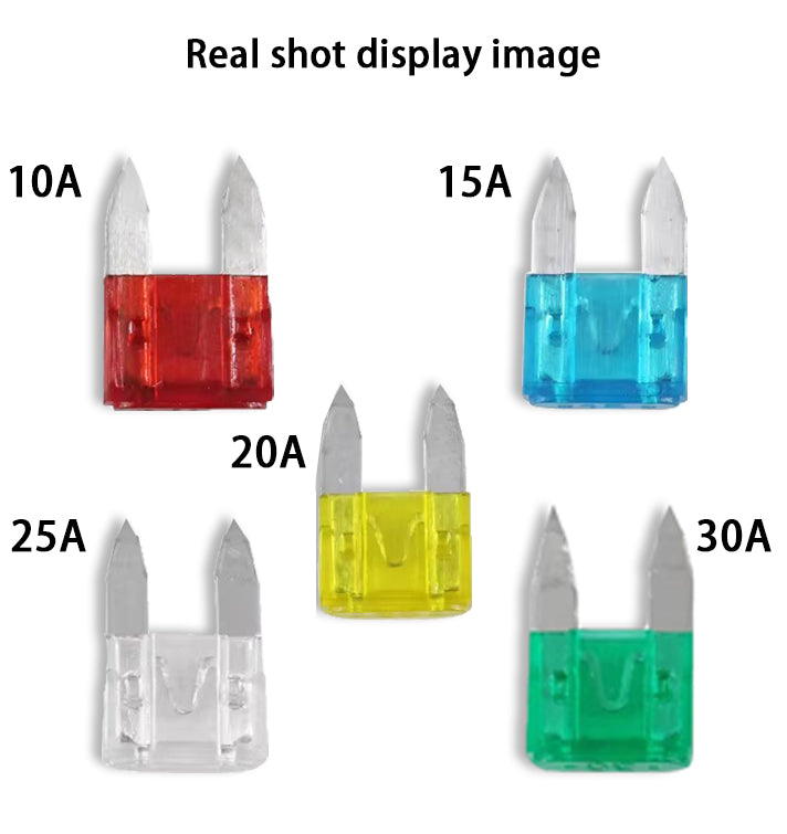 Blade Fuses 10 Pack Mixed 10A to 30A, Car Van and Motorbike Replacement Fuses image 1