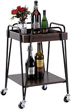 75CM Metal Drinks Trolley
