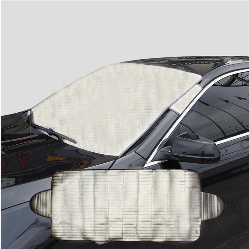 Windscreen Frost Cover, Car Front Window Ice and Snow Protector Sunshade image 1