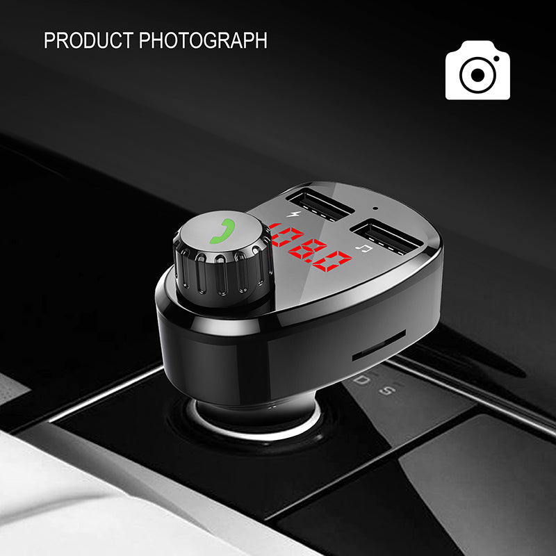Bluetooth FM Transmitter G13, Car MP3 Player with Dual USB and Hands Free Calling image 3