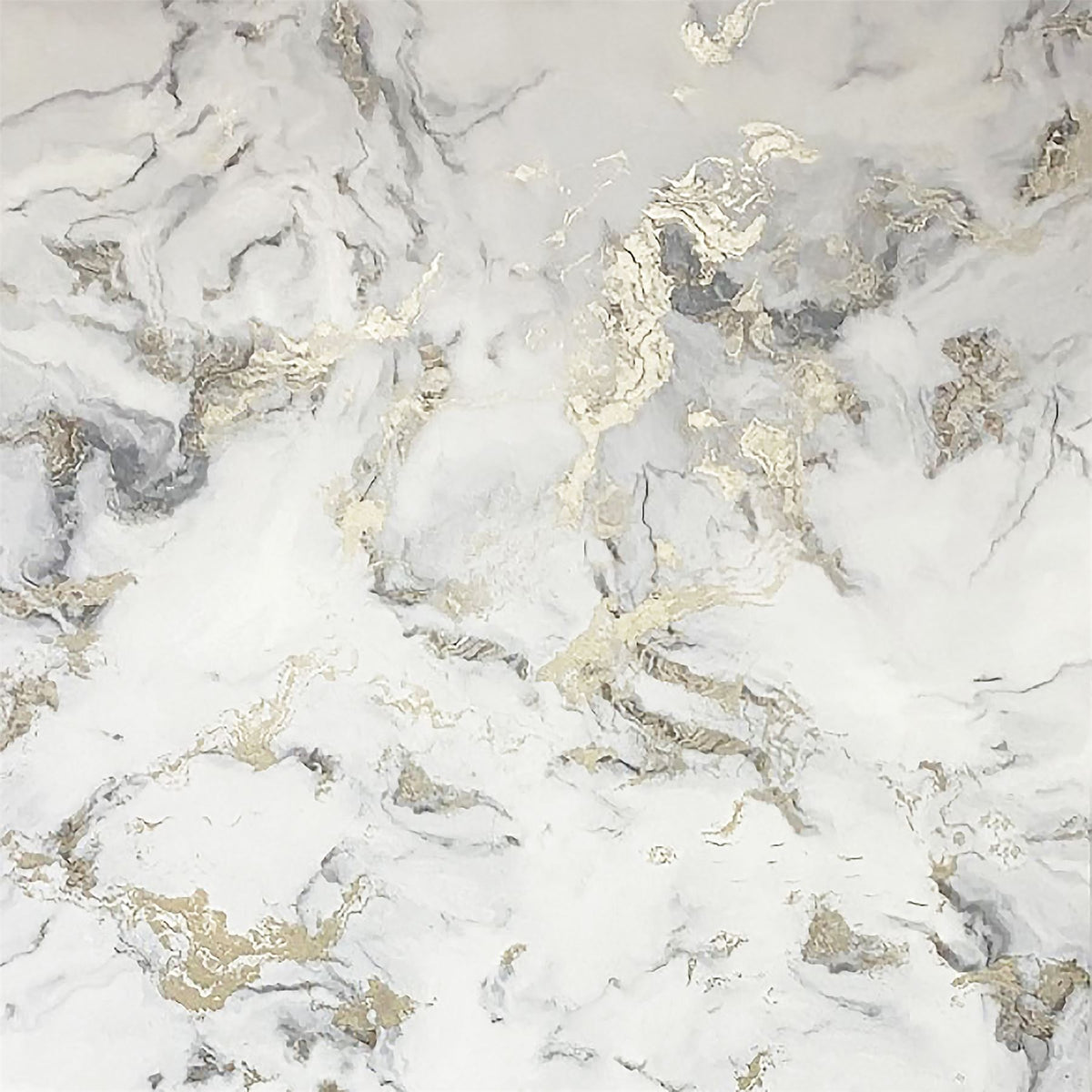 Bahia Marble Mono Gold Wallpaper image 3