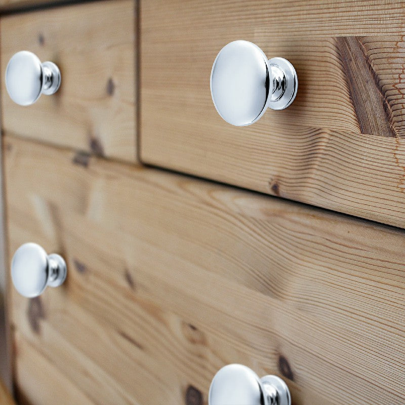 Cabinet Knobs 28mm Round, 10 Pack Zinc Alloy Kitchen Cupboard Drawer Handles image 4