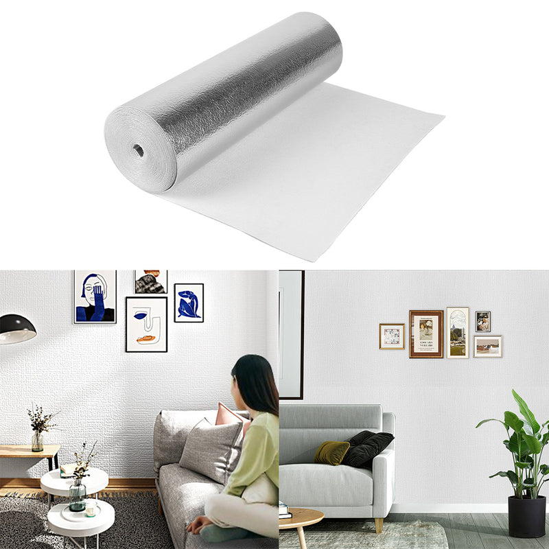 Self Adhesive Wallpaper Linen Effect, Waterproof Peel and Stick Wall Roll image 0