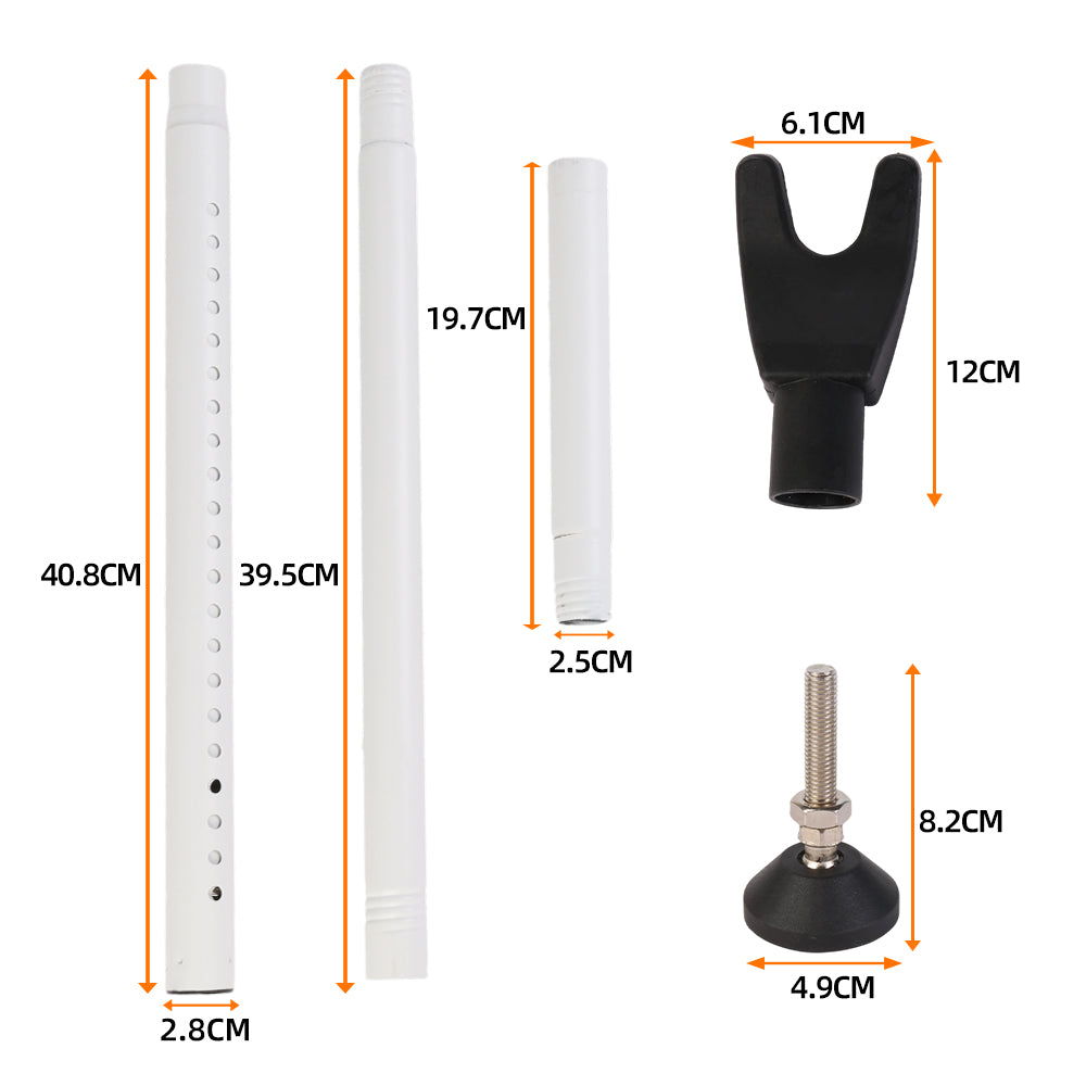 Door Security Bar, Adjustable Home Safety Jammer Brace and Lock Stopper image 1