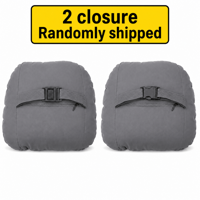 Car Headrest Pillow 2 Pack Grey, Ergonomic Neck Support Cushion for Driving image 6