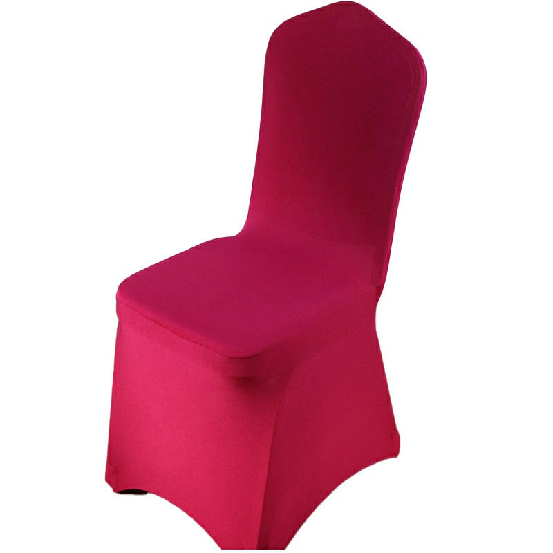 Chair Cover Wine Red, Stretch Spandex Full Cover for Dining and Weddings image 0