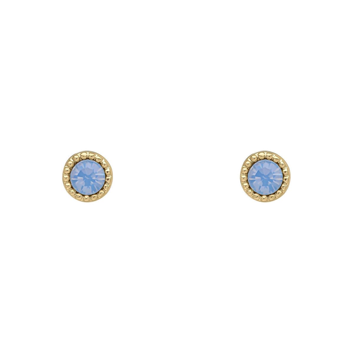 Laura Ashley Fashion Stippled Stud Earrings