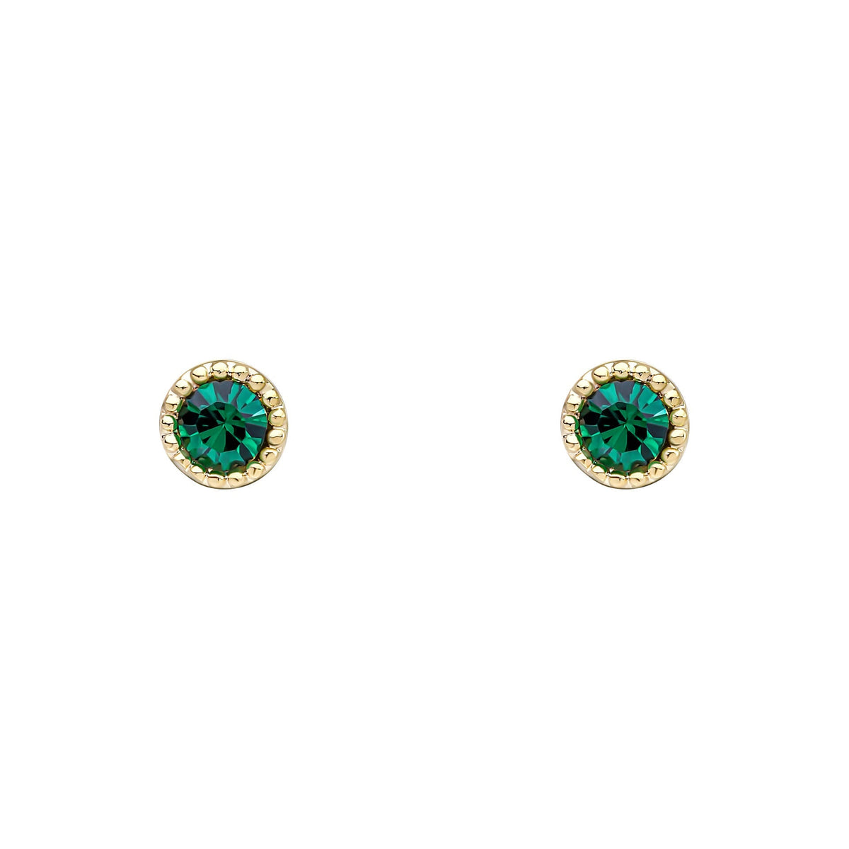 Laura Ashley Fashion Stippled Stud Earrings