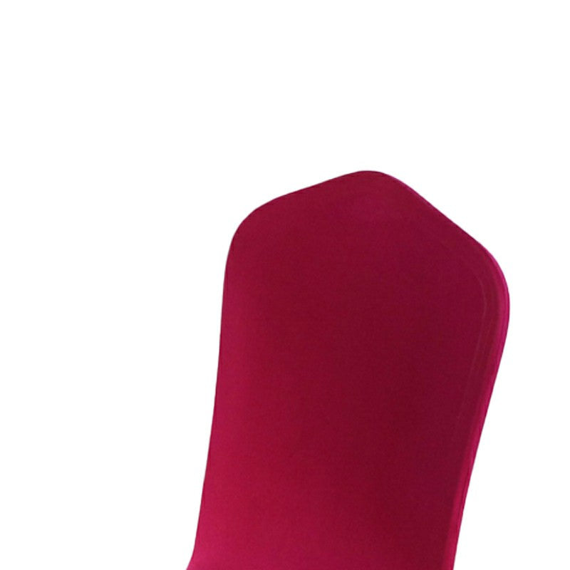 Chair Cover Wine Red, Stretch Spandex Full Cover for Dining and Weddings image 3