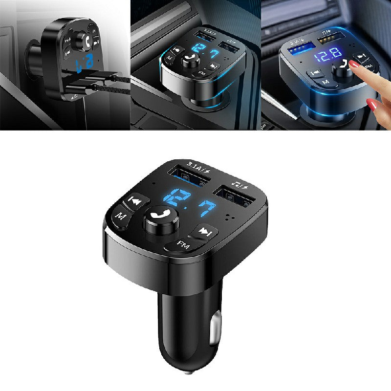 Bluetooth FM Transmitter, Wireless Car MP3 Player and USB Charger Adapter image 9