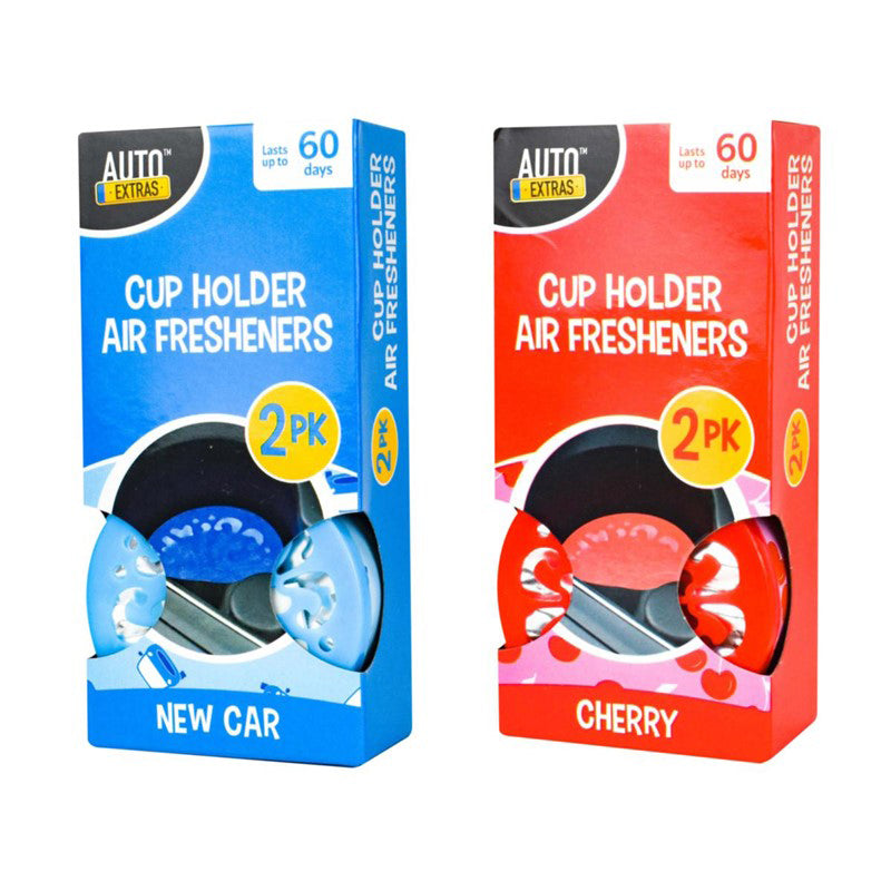 Car Cup Holder Air Freshener 2 Pack, Scented Car Fragrance image 0