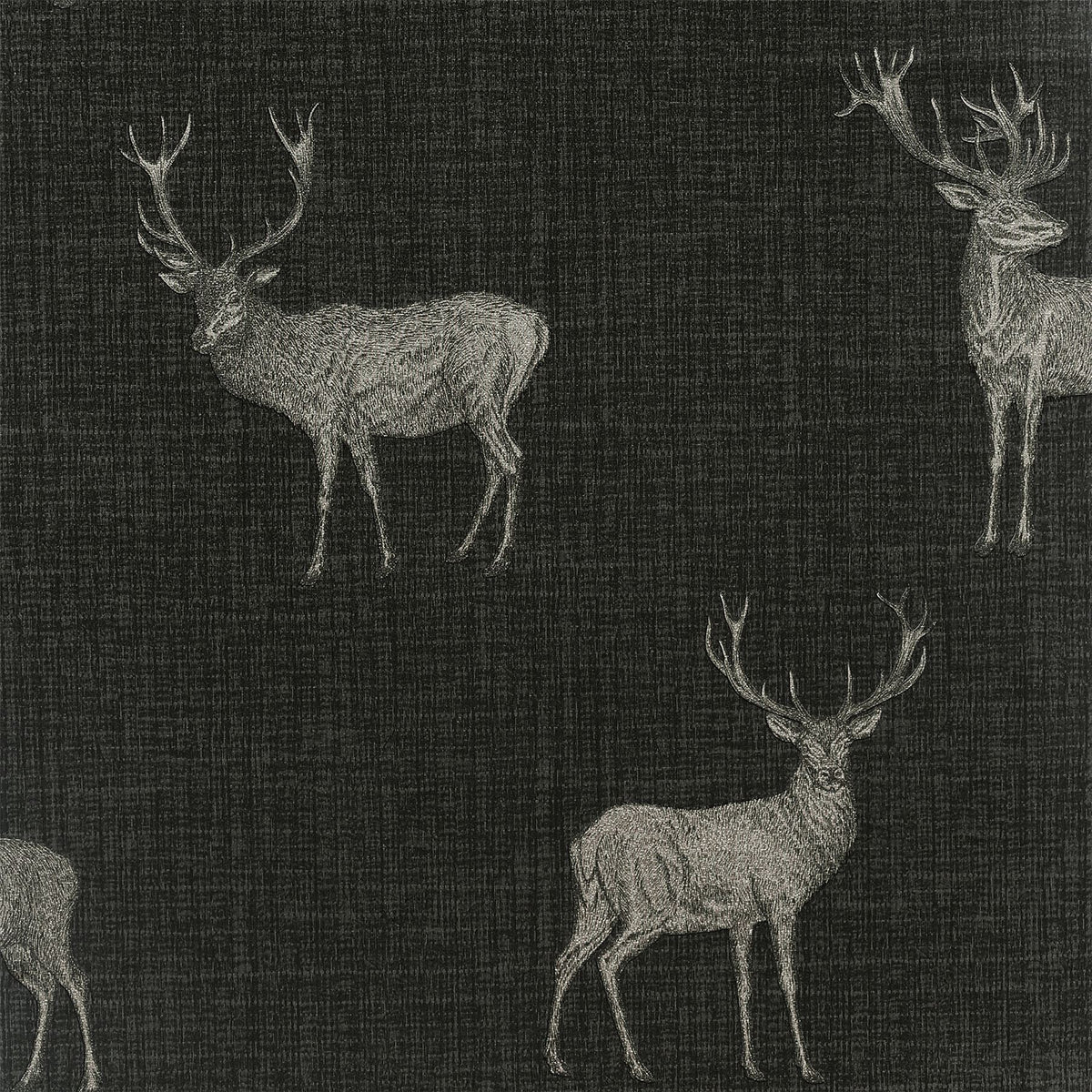 Heritage Stag Charcoal/Copper Wallpaper image 0