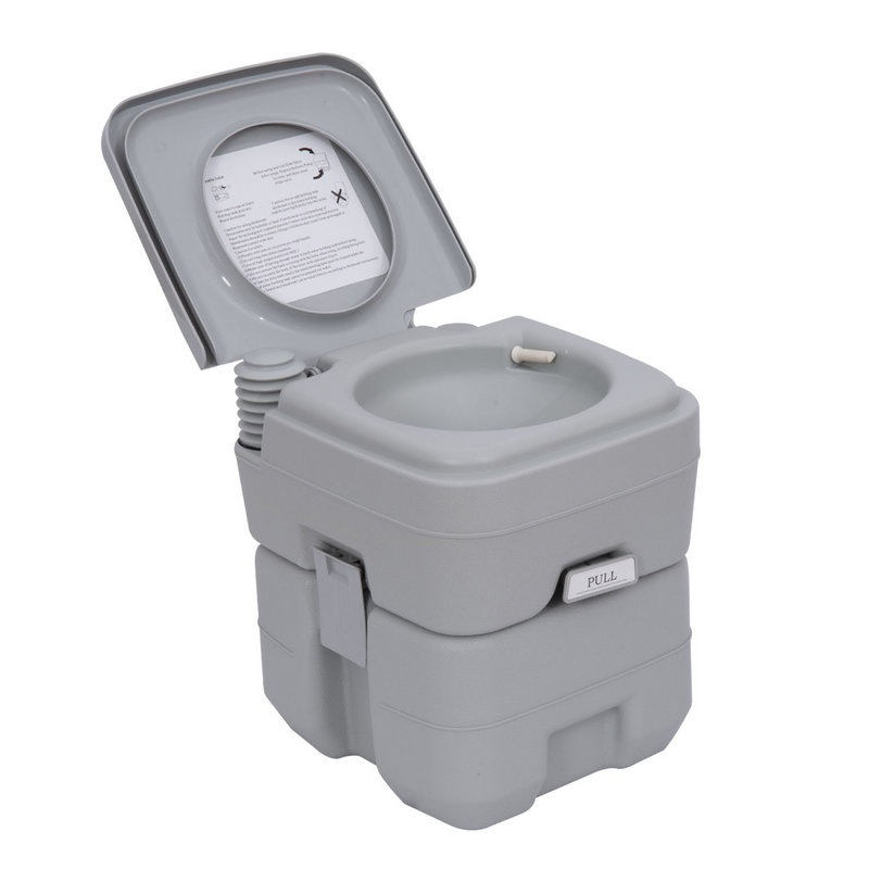 20L Camping Toilet Portable Travel WC Caravan Picnic Fishing Restroom