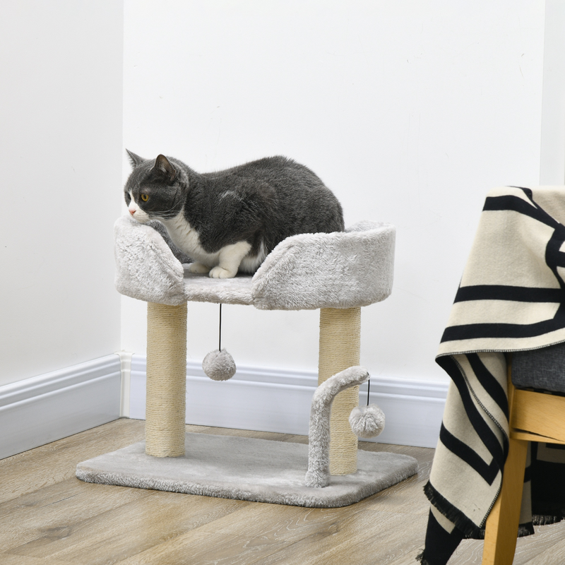 Cat Tree 48 x 38 x 42cm, Light Grey