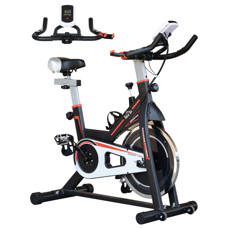 8kg Flywheel Exercise Racing Bicycle Cardio Adjustable Resistance LCD