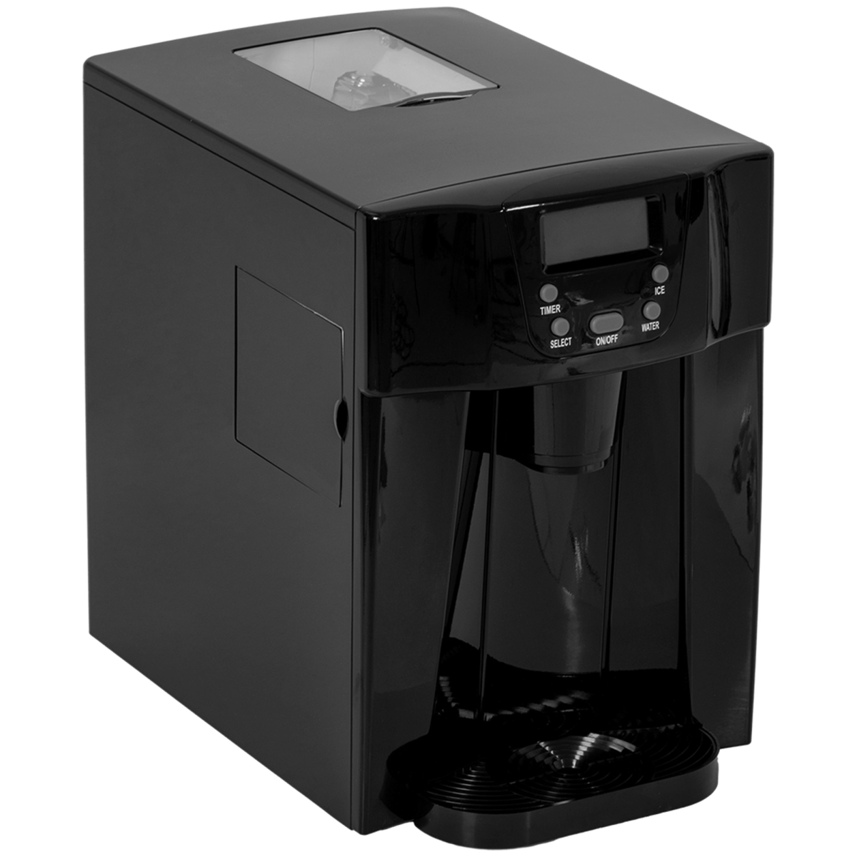 Ice Maker Machine and Water Dispenser No Plumbing Required Black