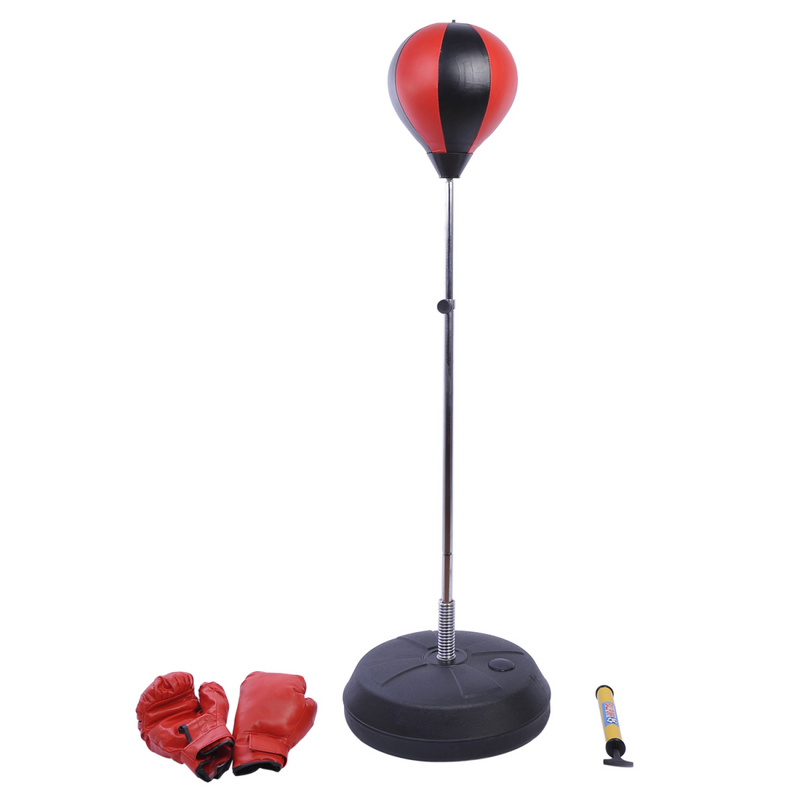 Adjust Kids Training Boxing Punching Ball Bag Boxing Punching with Gloves