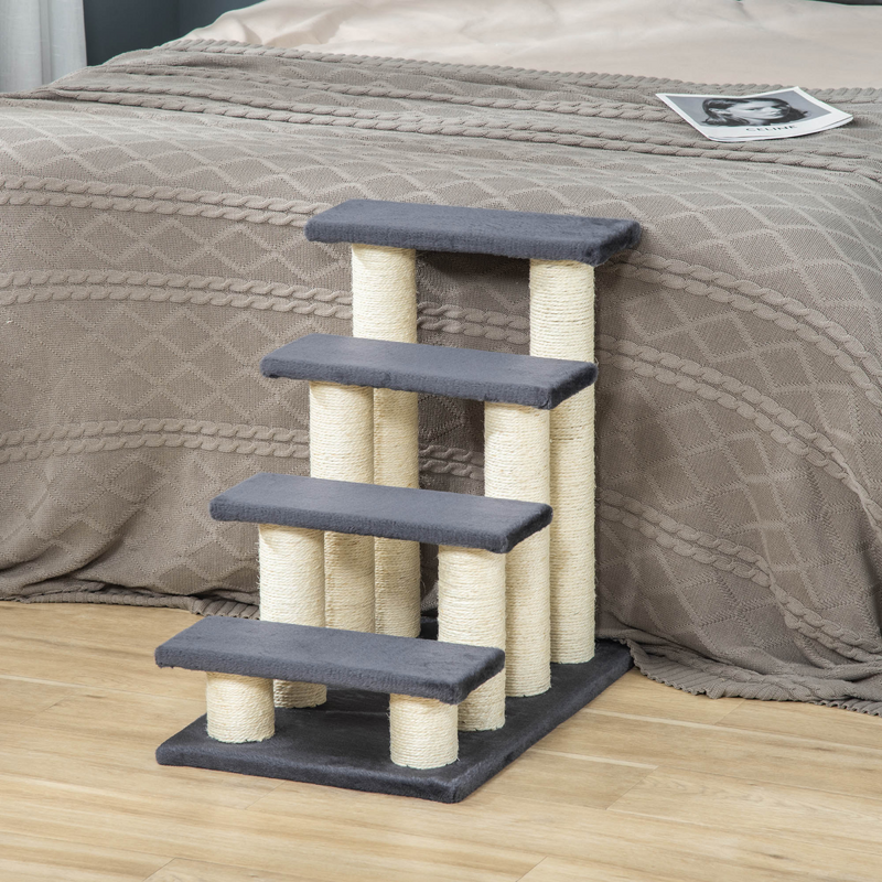 Cat Tree, Grey, Particleboard