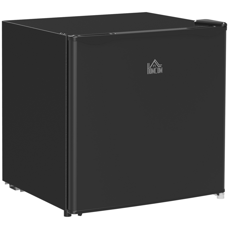 46L Counter Top Fridge with Chiller Box Mini Fridge for Bedrooms Black