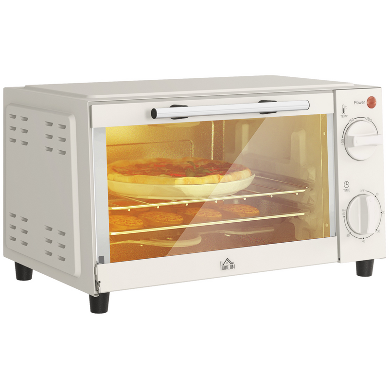 Mini Oven 9L Countertop Electric Grill with Temp Timer Control 750W