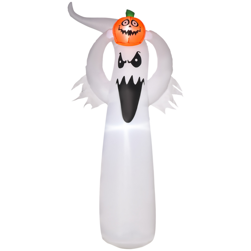 6FT 1.8m LED Halloween Inflatable Deco Floating Ghost and Pumpkin Party