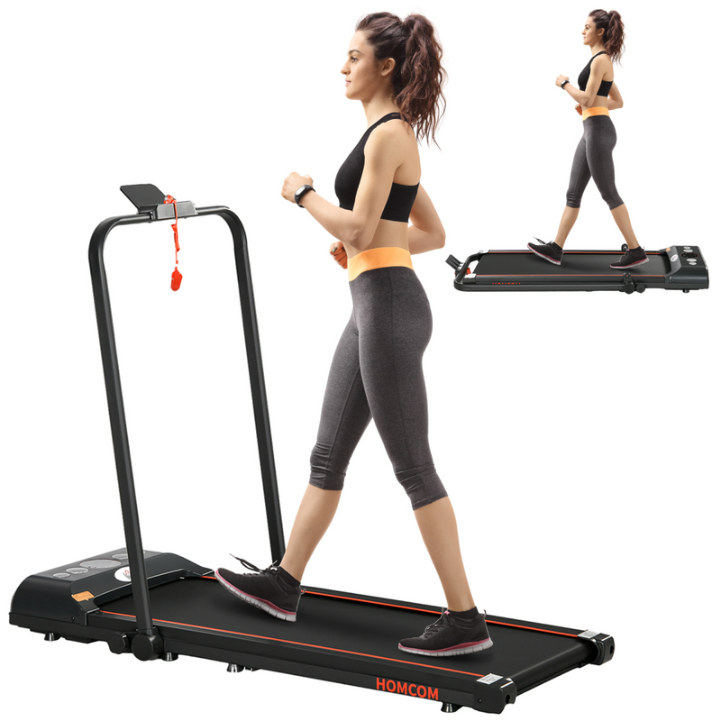 Foldable Walking Treadmill Aerobic Exercise Machine with LED Display