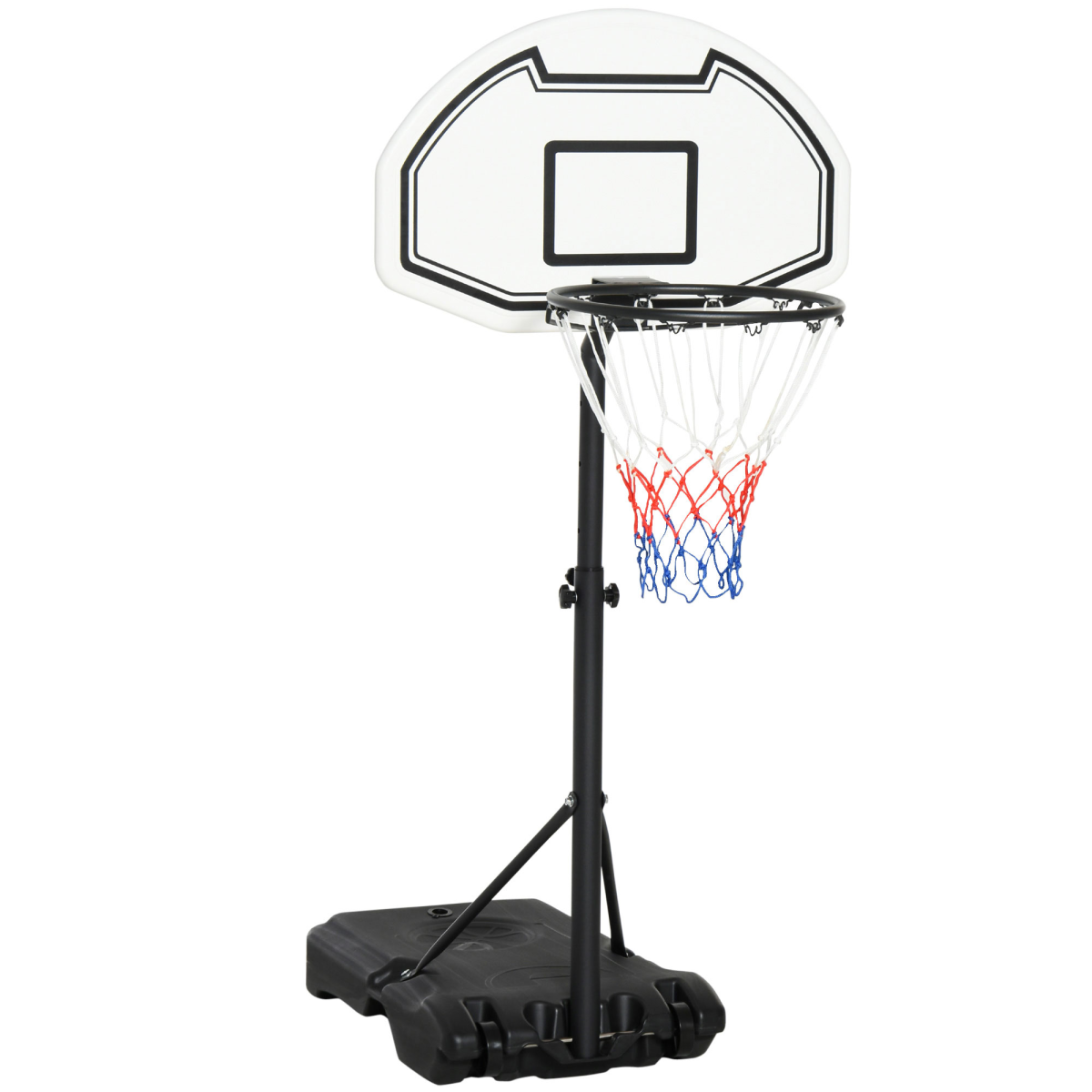 Basketball Stand and 94-123cm Height Adjustable Hoo For Pool Side