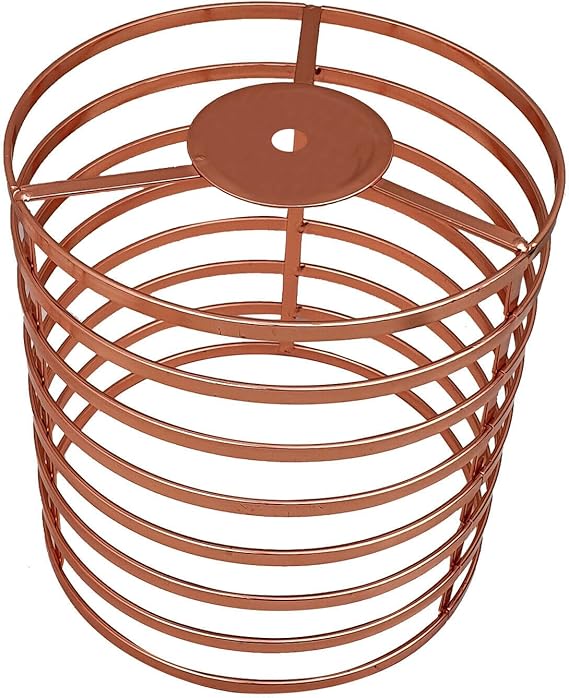 Easy Fit Metal Cage Light Shade Modern Industrial Style ~2210
